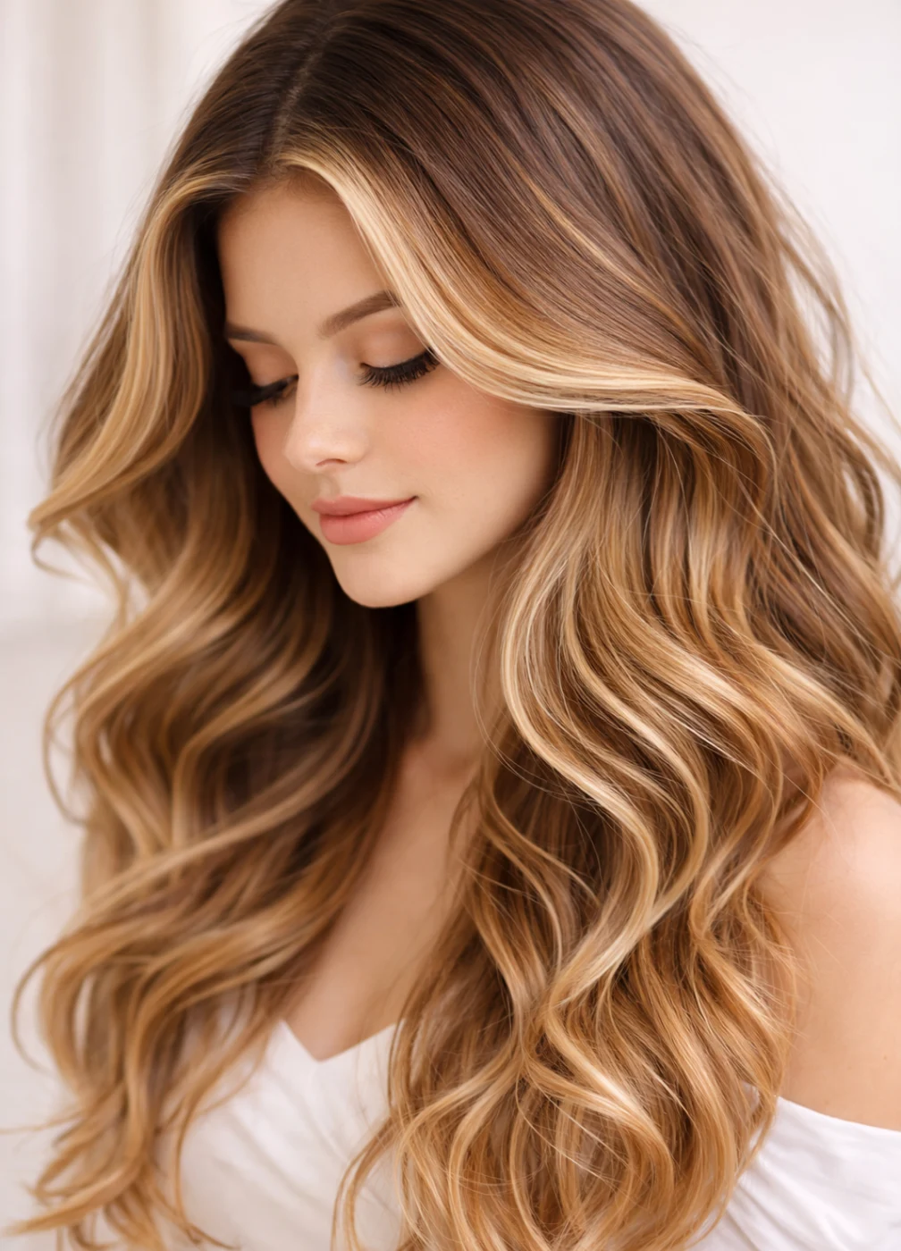 Soft, flowing waves styled for a beautiful hair day